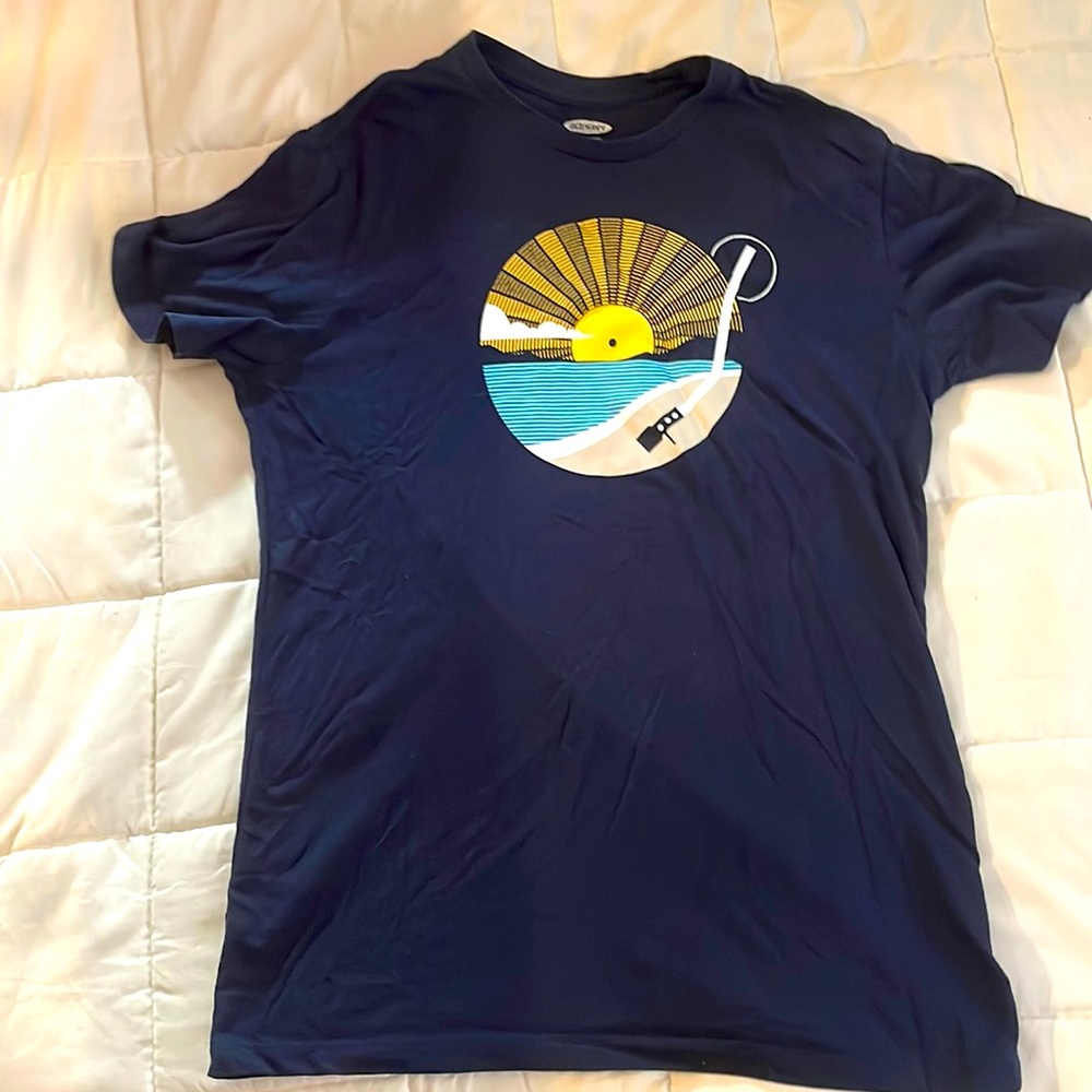 Record sunset t shirt